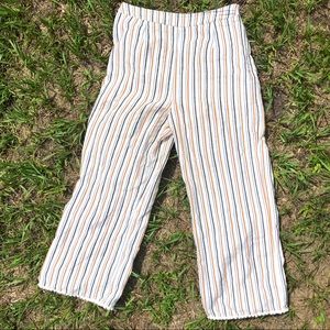 Striped Linen Trousers🏖🌴☀️